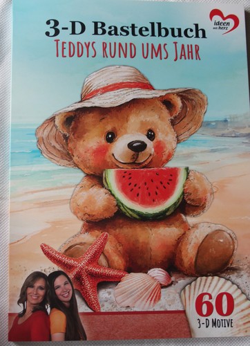 Bastelbuch teddys rund - 3-d,
