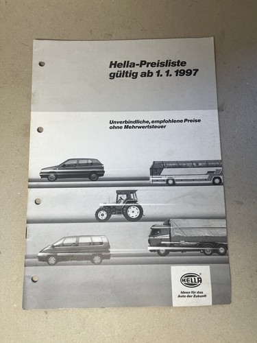 Hella preisliste 1997 katalog - hella,