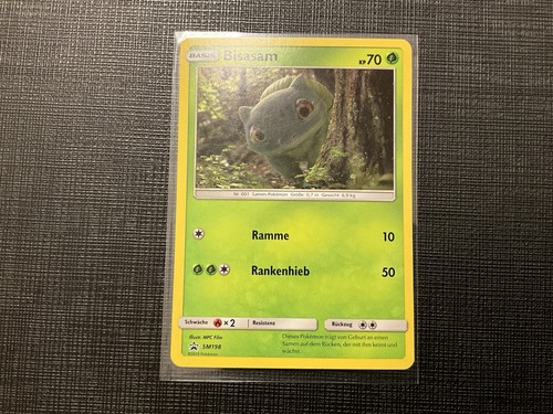 Pokemonkarte bisasam holo - bisasam,