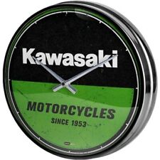 Kawasaki Nostalgie Wanduhr