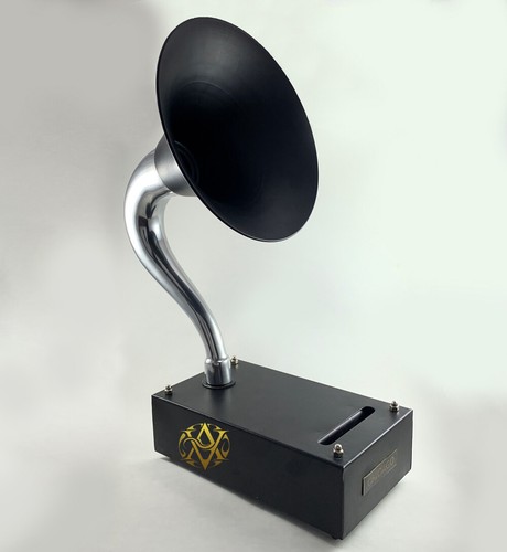 Vintage smartphone grammophon - vintage,
