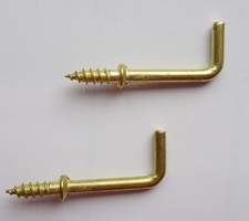 2 Schraubhaken gerade