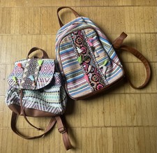 2 Rucksäcke hübsch bunt