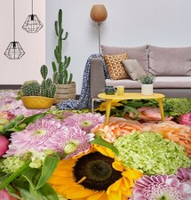 3D Sonnenblume 2373 Fußboden