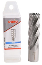 Ruko 108 520 Ø20mm HSS Kernbohrer Kern Bohrer Schnitttiefe 50mm Kernlochbohrer