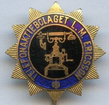 TELEFONAKTIE BOLAGET L. M.  ERICSSON.  FIRMENABZEICHEN 1920ER-JAHRE