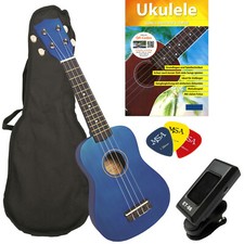 SOPRAN UKULELE UKE BLAU SATIN