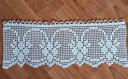 Häkelgardine handarbeit neu - , ,handarbeit,neu