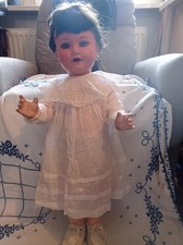 wunderschöne alte Puppe Hartgummi Kopfpuppe K & W 555 - 13 Germany 