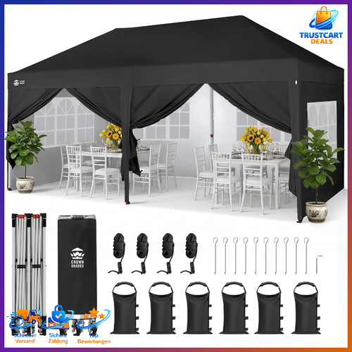 Faltpavillon 3x6m mit - , 6