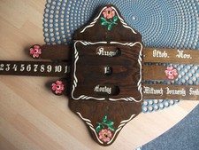 ewiger kalender holz-SEHR ALT