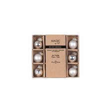 12 Weihnachtskugeln Glas 2cm