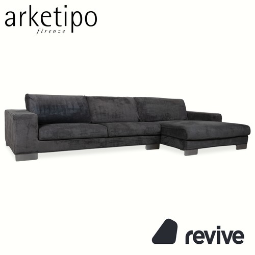 Arketipo stoff ecksofa grau - ecksofa,