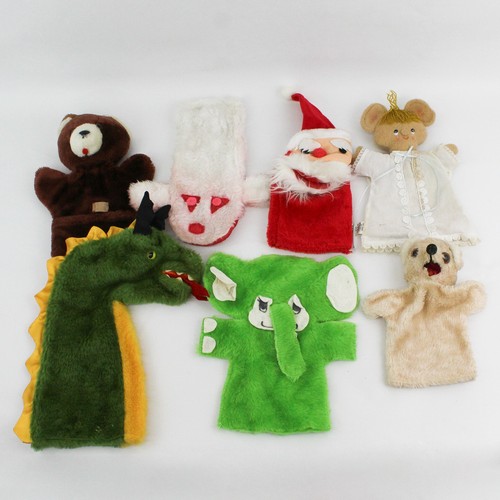 Set von vintage - 7, vintage-handpuppen