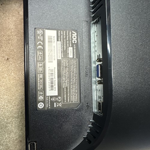 Aoc tft22w90 1080p - aoc,