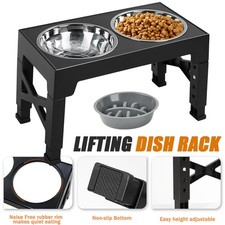 Erhöhte Hundenäpfe Doppelschale Hundenapf Doppelnapf Hund Fressnapf Futternapf