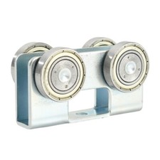 Elegant Silver 4 Wheel Trolley