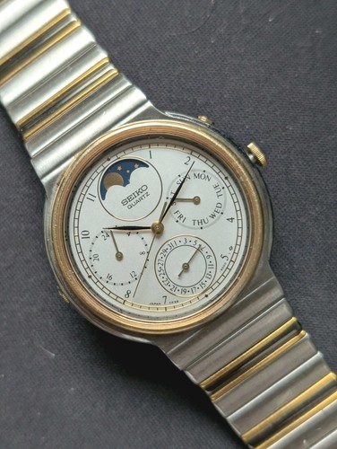 Seiko 7f39 6000 moon - 7f39-6000,