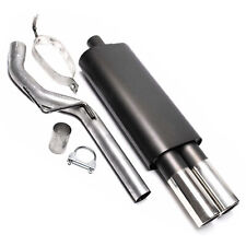 Sportauspuff Endschalldämpfer 2x76mm VW Passat 35i +ABE