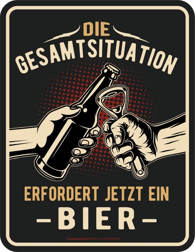 Blechschild