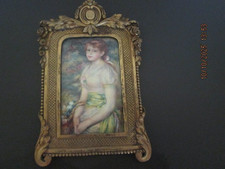 BRONZE RAHMEN VERGOLDET