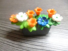 Playmobil Blumenkasten Blumen-Kübel zu Familienhaus Schule etc. Blumen-Deko