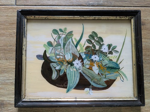 Gemälde blumenschale - gemälde,