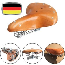 Retro Rindsleder Fahrradsattel