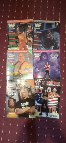 Konvolut wwf magazin bret hart - wwf,