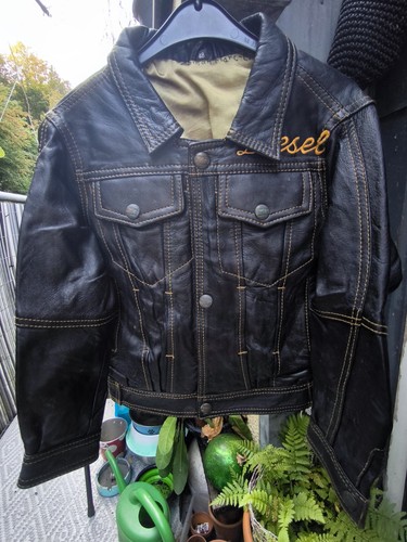 Diesel vintage lederjacke - diesel,