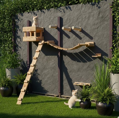 Katzenspielplatz outdoor - katzenspielplatz,