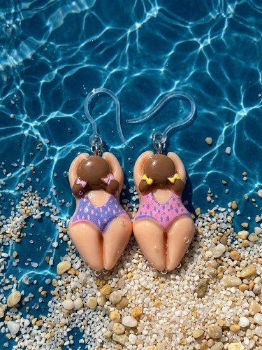 Lustige badefigur schwimmer - lustige,