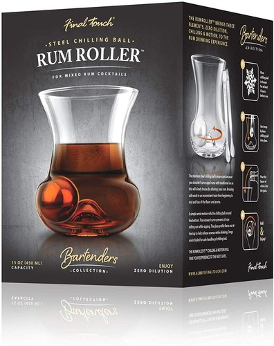 Final touch rum roller - roller, glas