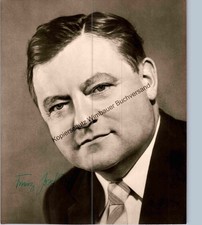 Original Autogramm Franz-Josef Strauss (1915-1988) Bundesminister /// Aut 321493