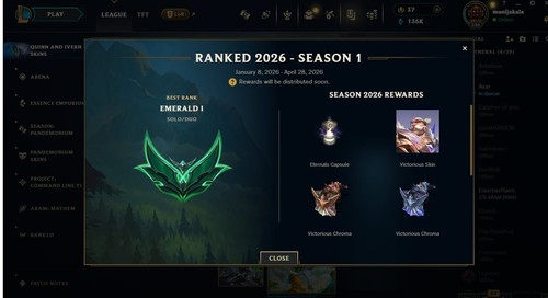 Lol account eune emerald - lol,