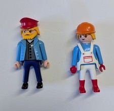  PLAYMOBIL Eisenbahn 4024 Schaffner  Lokführer  Vulcano