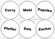 12 Aufkleber Etikett