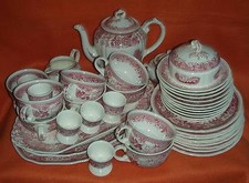 Villeroy & Boch Saar Burgenland (rot) Kaffeeservice für 9 Personen 40-teilig 