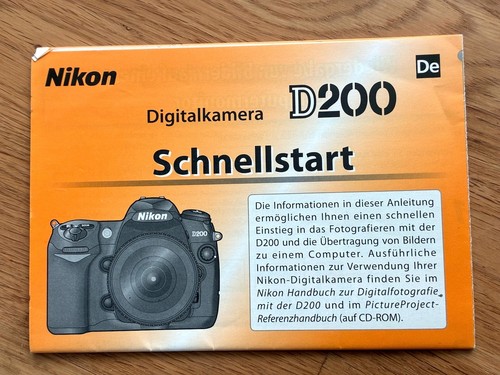 Nikon d200 bedienungsanleitung - nikon,