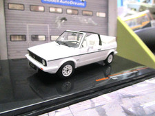 VW VOLKSWAGEN Golf 1 MKI Cabrio Cabriolet weiss white 1979 - 1983 IXO  1:43