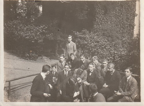 Vintage foto studenten - vintage,