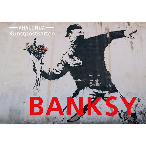 Postkarten set banksy 18 - postkarten-set, banksy: