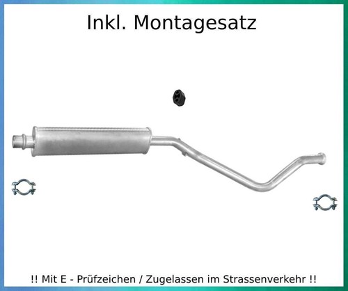 Mittelschalldämpfer für