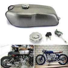 9L Universal Motorrad Cafe Racer Kraftstofftank Benzintank Tank für Yamaha RD50