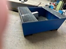 Denios Auffangwanne TC-A aus Stahl lackiert mit Gabeltaschen /B