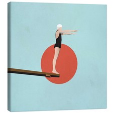 Leinwandbild Sprungbrett -