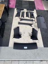 Audi A6 C6 4F Dachhimmel Teile Schwarz Sonnenblenden Säulen