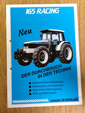 Lamborghini 165 Racing Prospekt Traktor tractor brochure  24