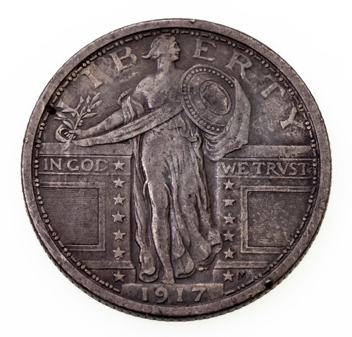 1917 25c stehend liberty - 1917,