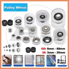 Kunststoff Rollen für Tore mit Lager Laufrolle Führungsrolle Rollen Ø8mm - 88mm